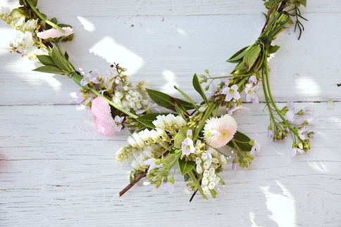 Herz aus Fr�hlingsblumen